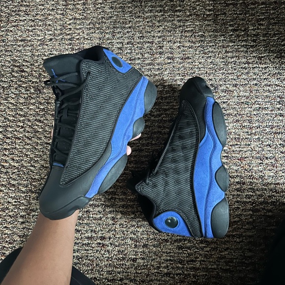 jordan 13 retro black hyper royal mens